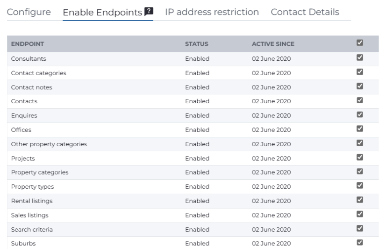 Setting up API – Propic